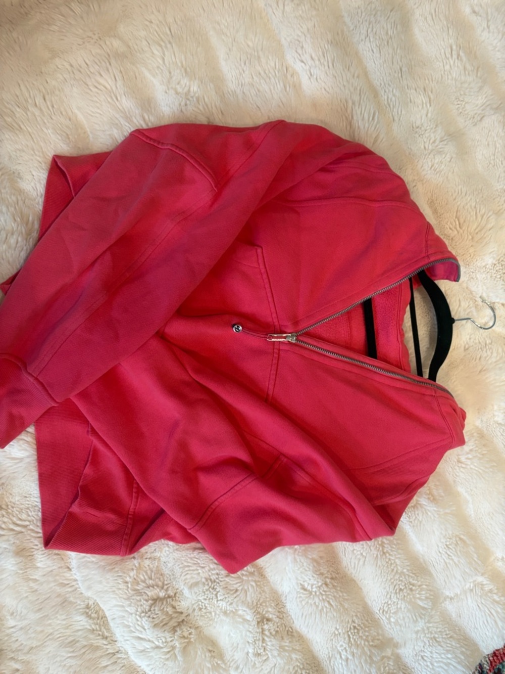 lululemon athletica Women's Hot Pink Half-Zip Bomber Jacket